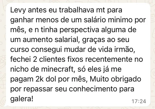 Depoimento de aluno 3